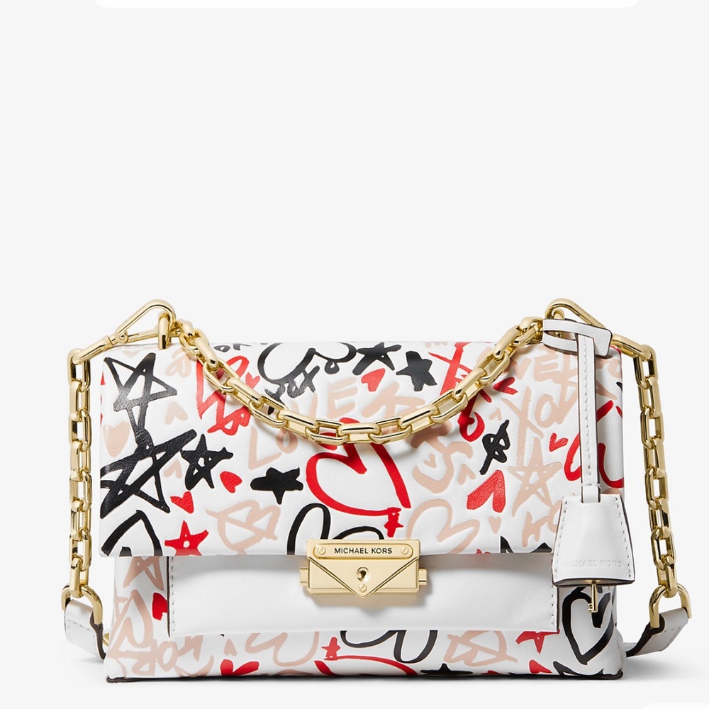 MICHAEL MICHAEL KORS Cece Medium Qixi Graffiti Shoulder Bag